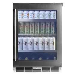 SILHOUETTE Centre de boissons encastré 24″ Inox 24" - SPRBC052D3SS