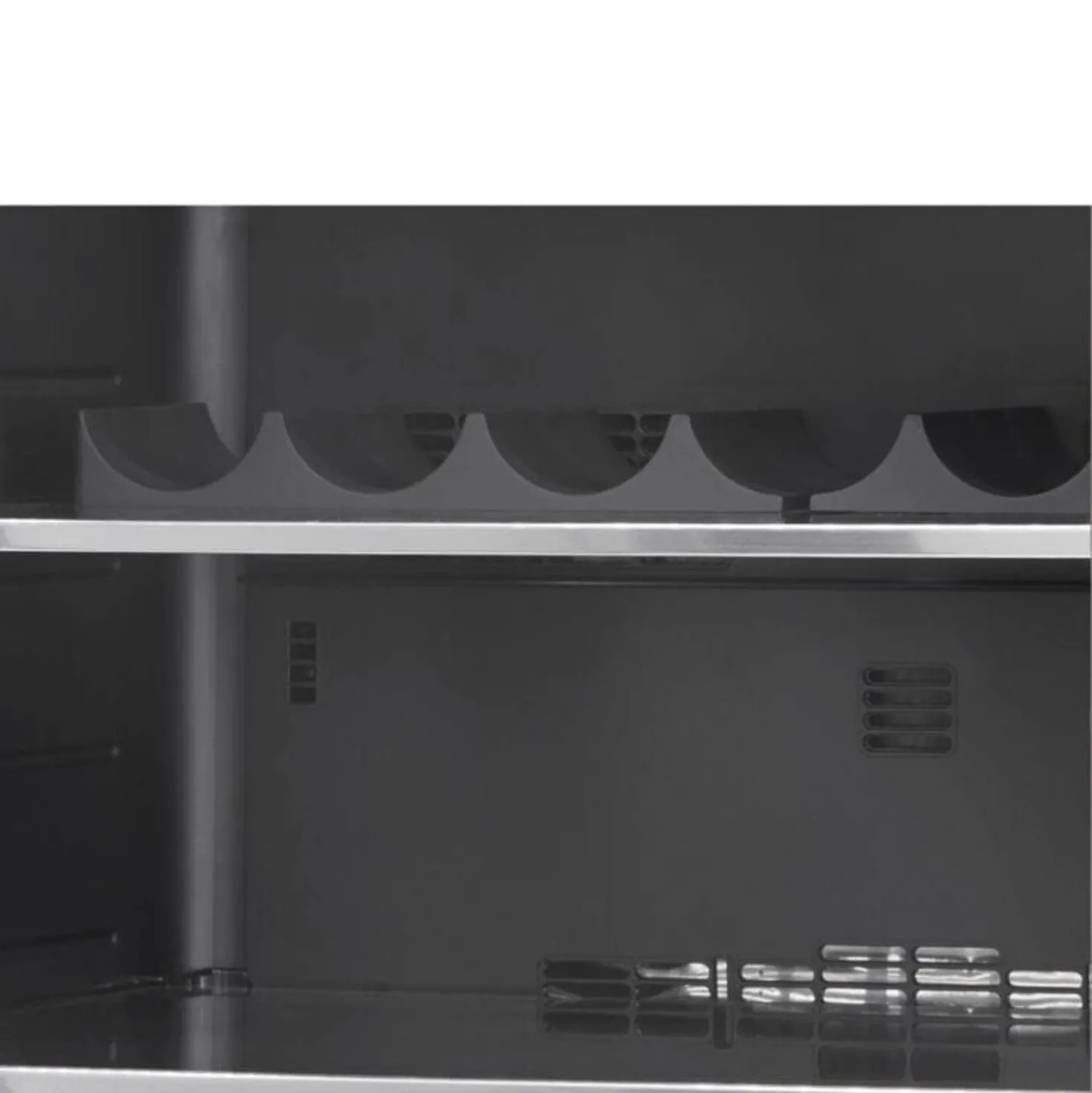 SILHOUETTE Centre de boissons encastré 24″ Noir 24" - SRVBC050R-SS