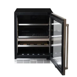 SILHOUETTE Centre à vin et boissons encastré 24″ Noir 24" - SPRWBC052D3S