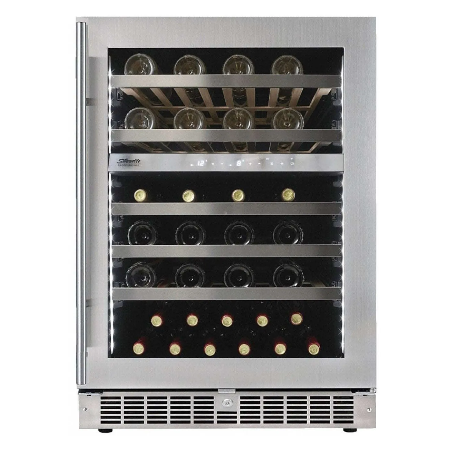 SILHOUETTE Refroidisseur à vin Inox 24" - SPRWC053D1SS