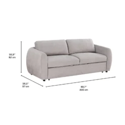 Sofa convertible avec assises profondes