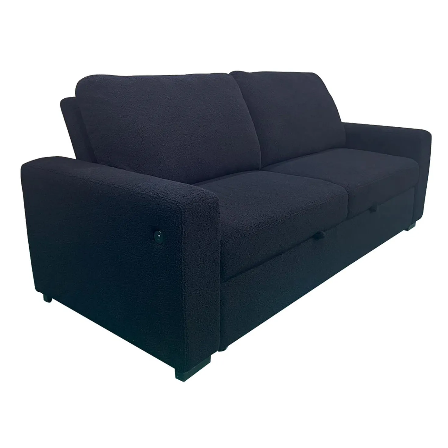 Sofa convertible en sherpa