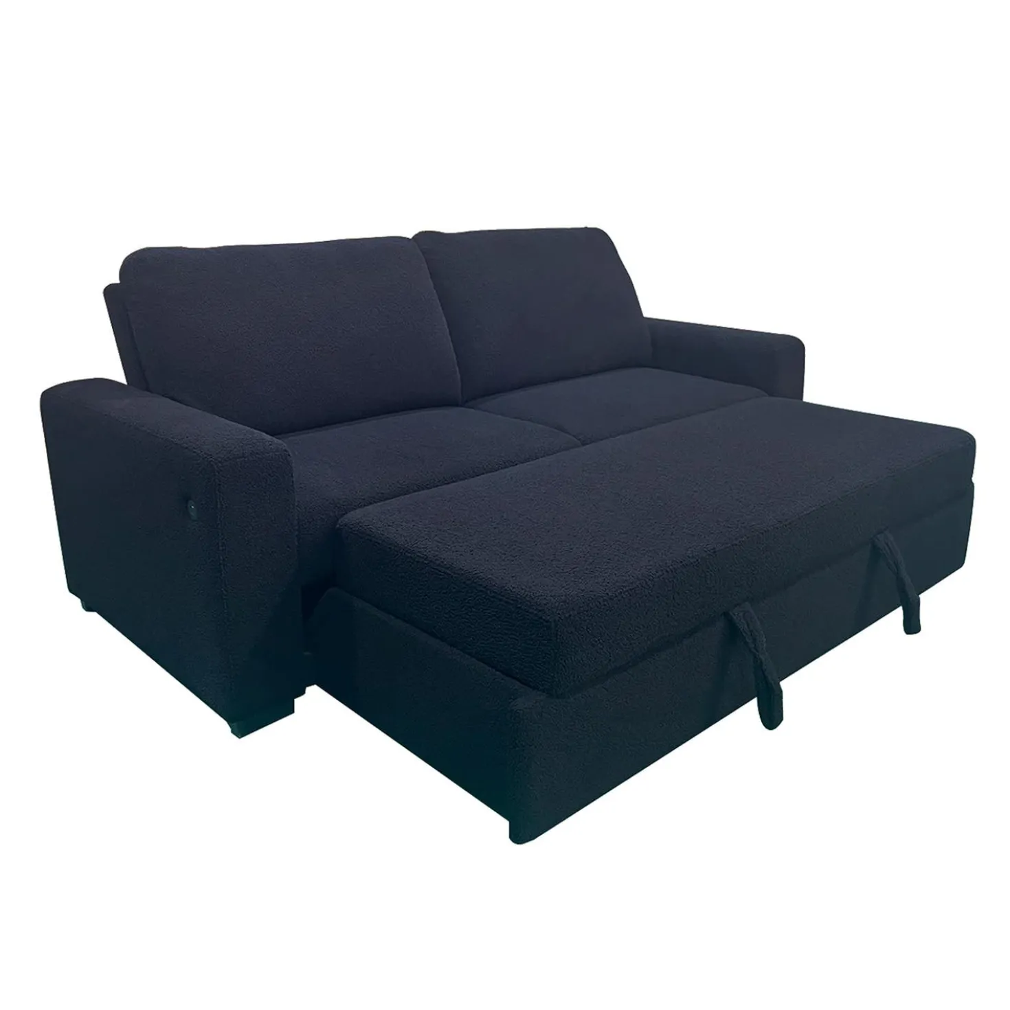Sofa convertible en sherpa