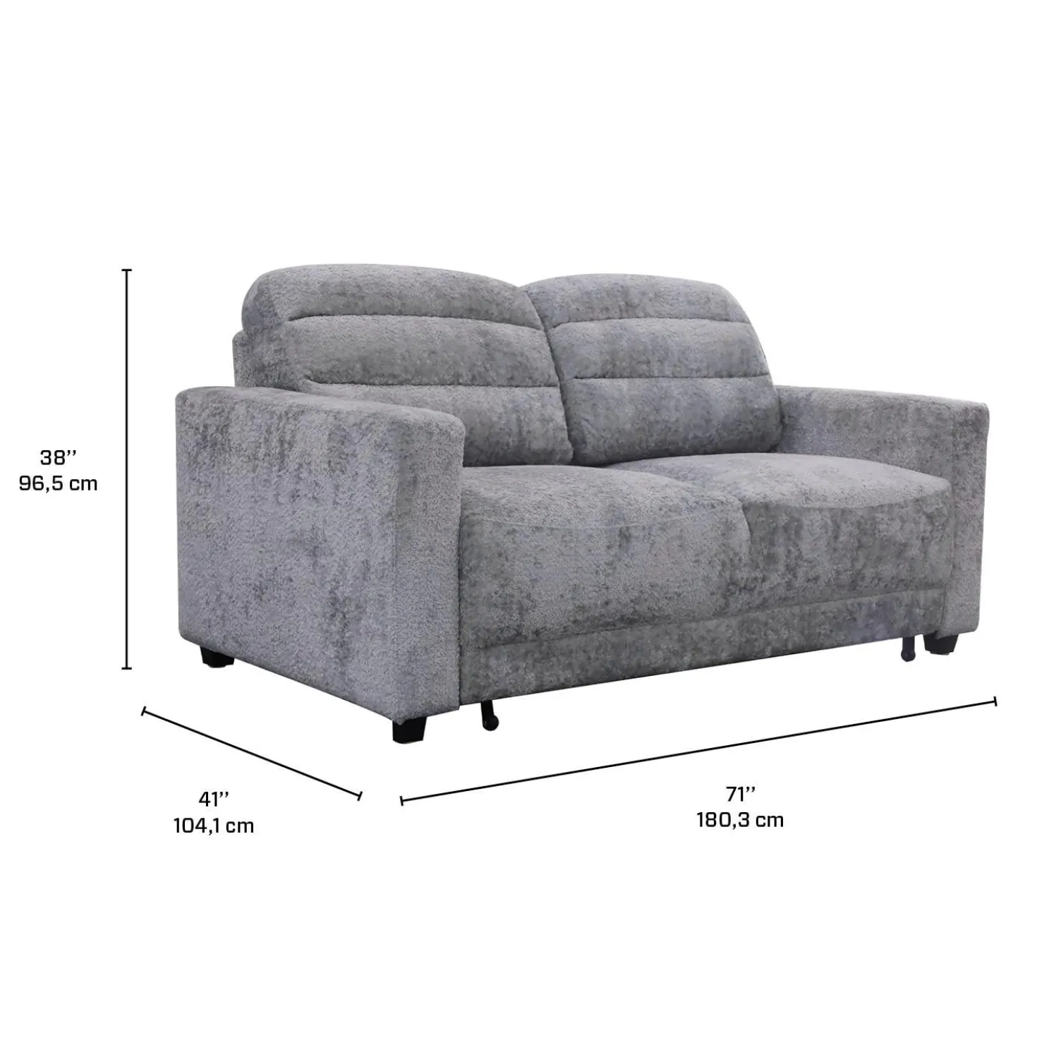 Sofa convertible électrique