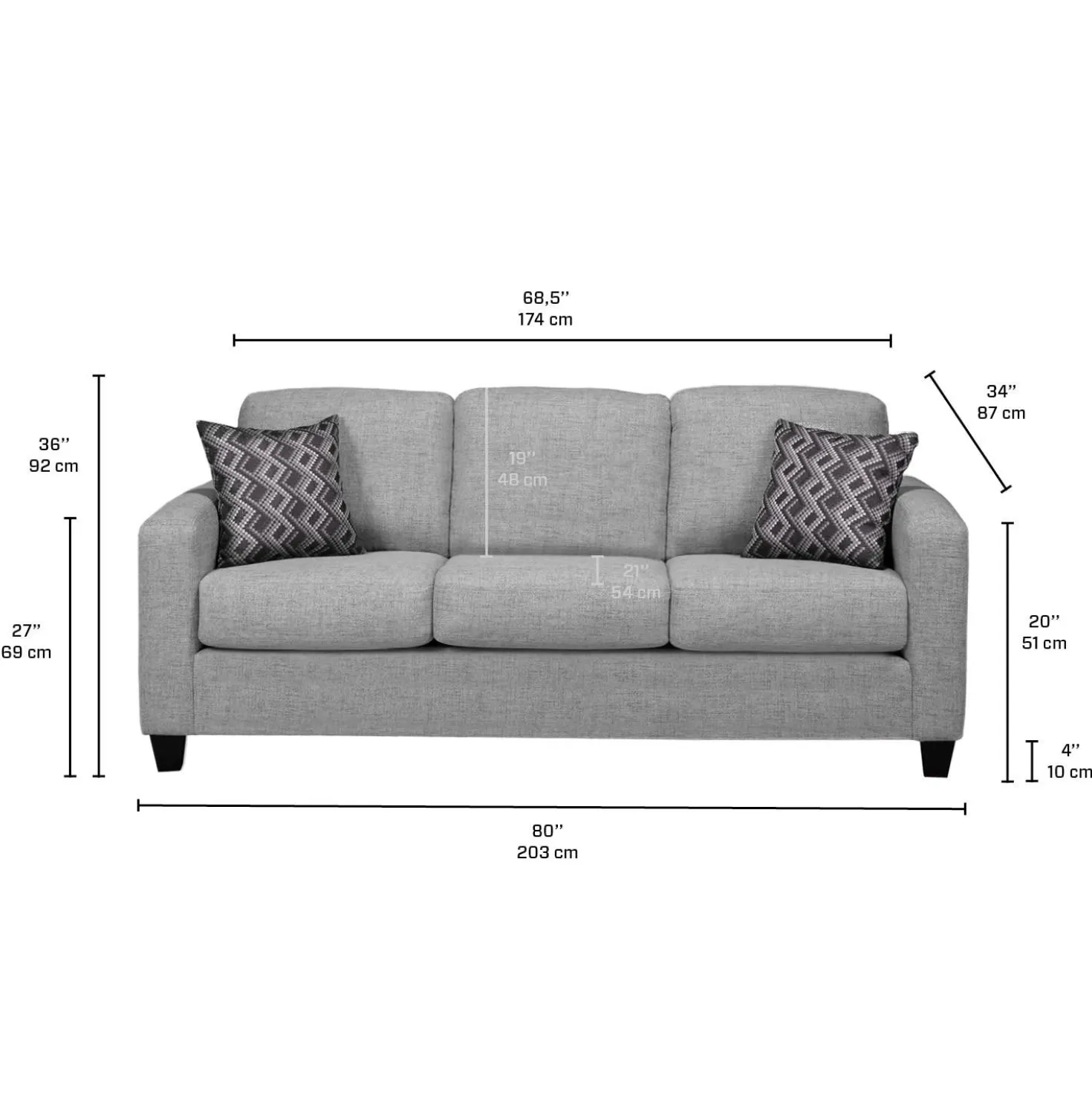 Sofa - gris