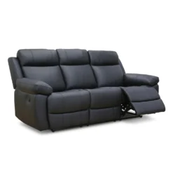Sofa inclinable en cuir véritable