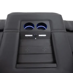 Sofa inclinable électrique avec appuis-tête ajustables, siège rabattable et système de son immersif