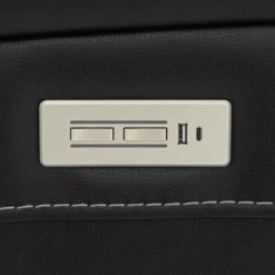 Sofa inclinable électrique avec appuis-tête ajustables, siège rabattable et système de son immersif
