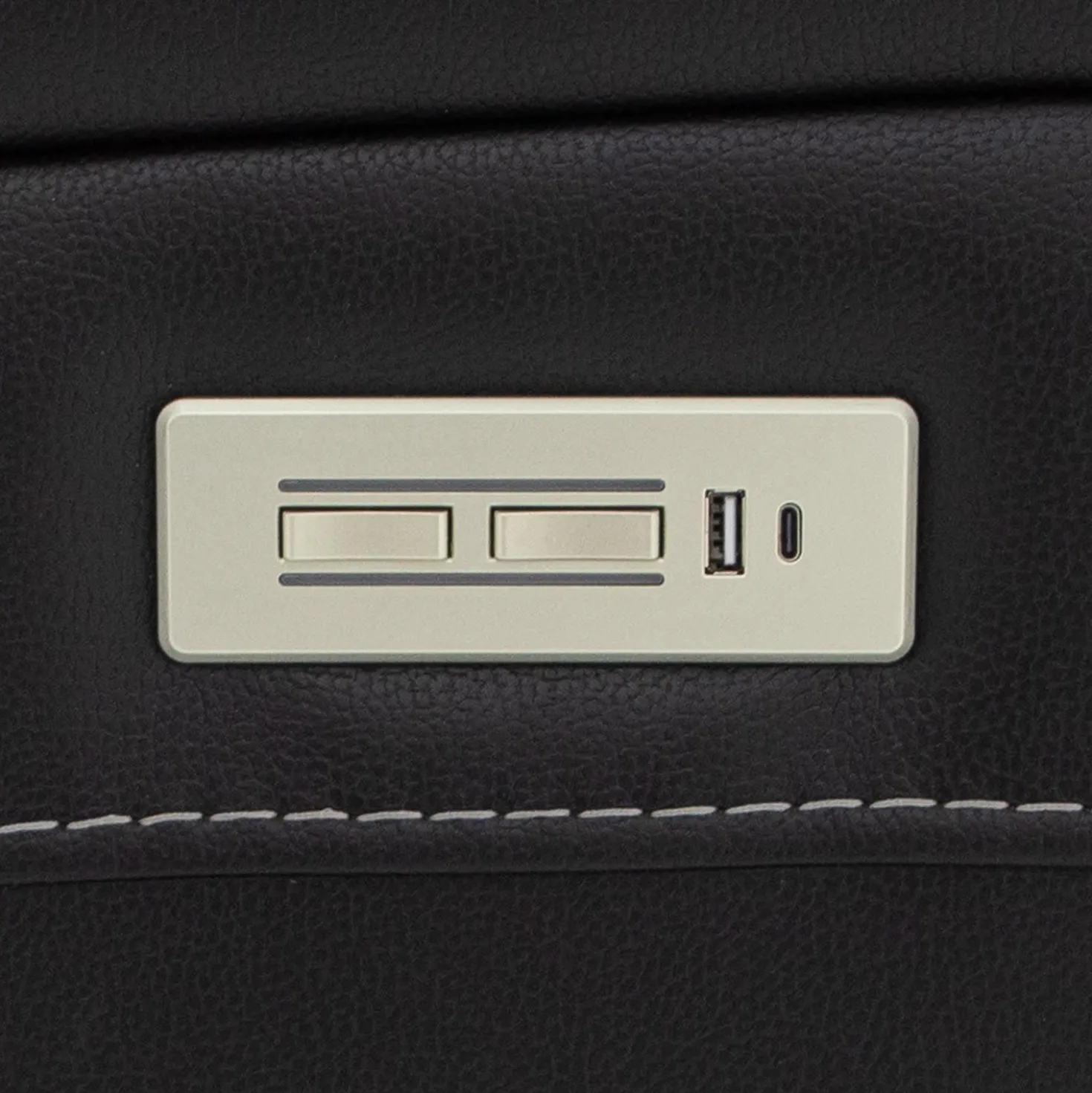 Sofa inclinable électrique avec appuis-tête ajustables, siège rabattable et système de son immersif