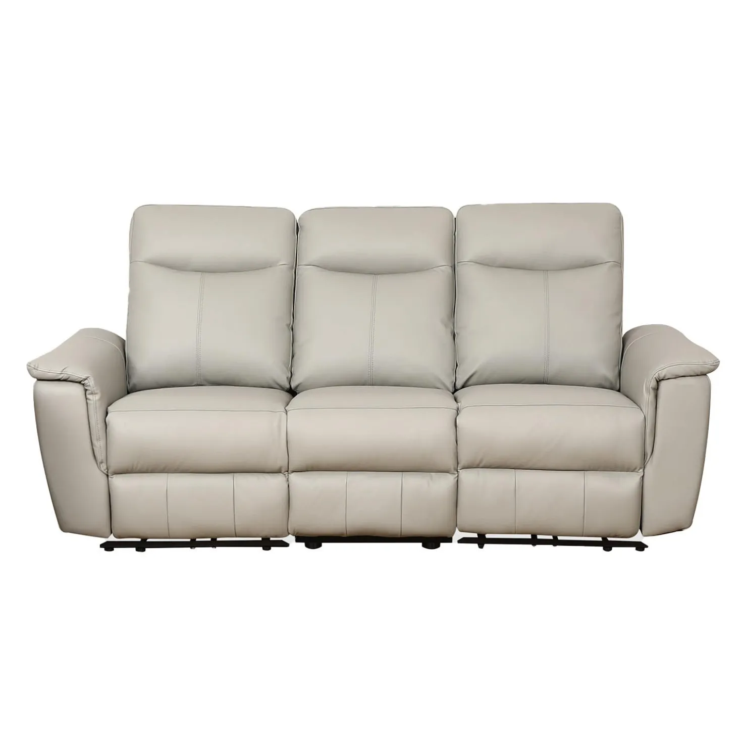 Sofa inclinable électrique en cuir véritable