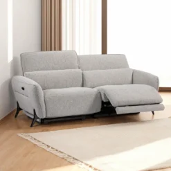 Sofa électrique inclinable avec appuis-tête ajustables - tissu