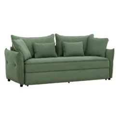 Sofa-lit avec rangement - vert