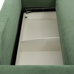 Sofa-lit avec rangement - vert