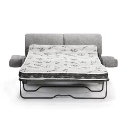 Sofa-lit compact- gris foncé