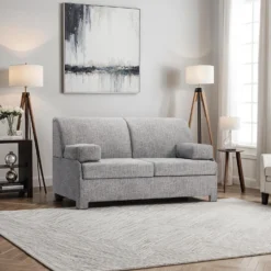 Sofa-lit compact- gris foncé