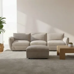 Sofa modulaire avec ottoman - 4 mcx