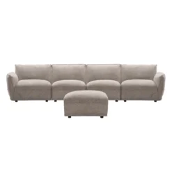 Sofa modulaire avec ottoman - 5 mcx