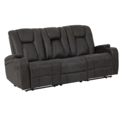 Sofa modulaire inclinable avec dossier rabattable et porte-gobelets - 3 mcx