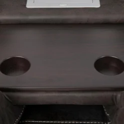 Sofa modulaire inclinable avec dossier rabattable et porte-gobelets - 3 mcx