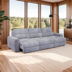 Sofa modulaire électrique avec sièges coulissants - 3 mcx