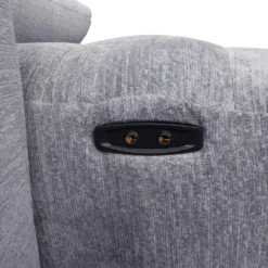 Sofa modulaire électrique avec sièges coulissants et console - 4 mcx