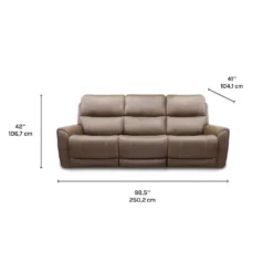 Sofa modulaire électrique inclinable - 3 mcx