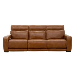 Sofa modulaire électrique inclinable avec haut-parleurs intégrés, massage et chaleur - 3 mcx