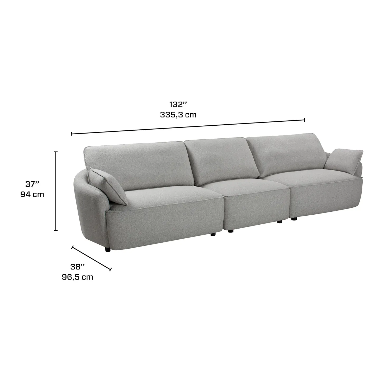 Sofa modulaire - 3 mcx