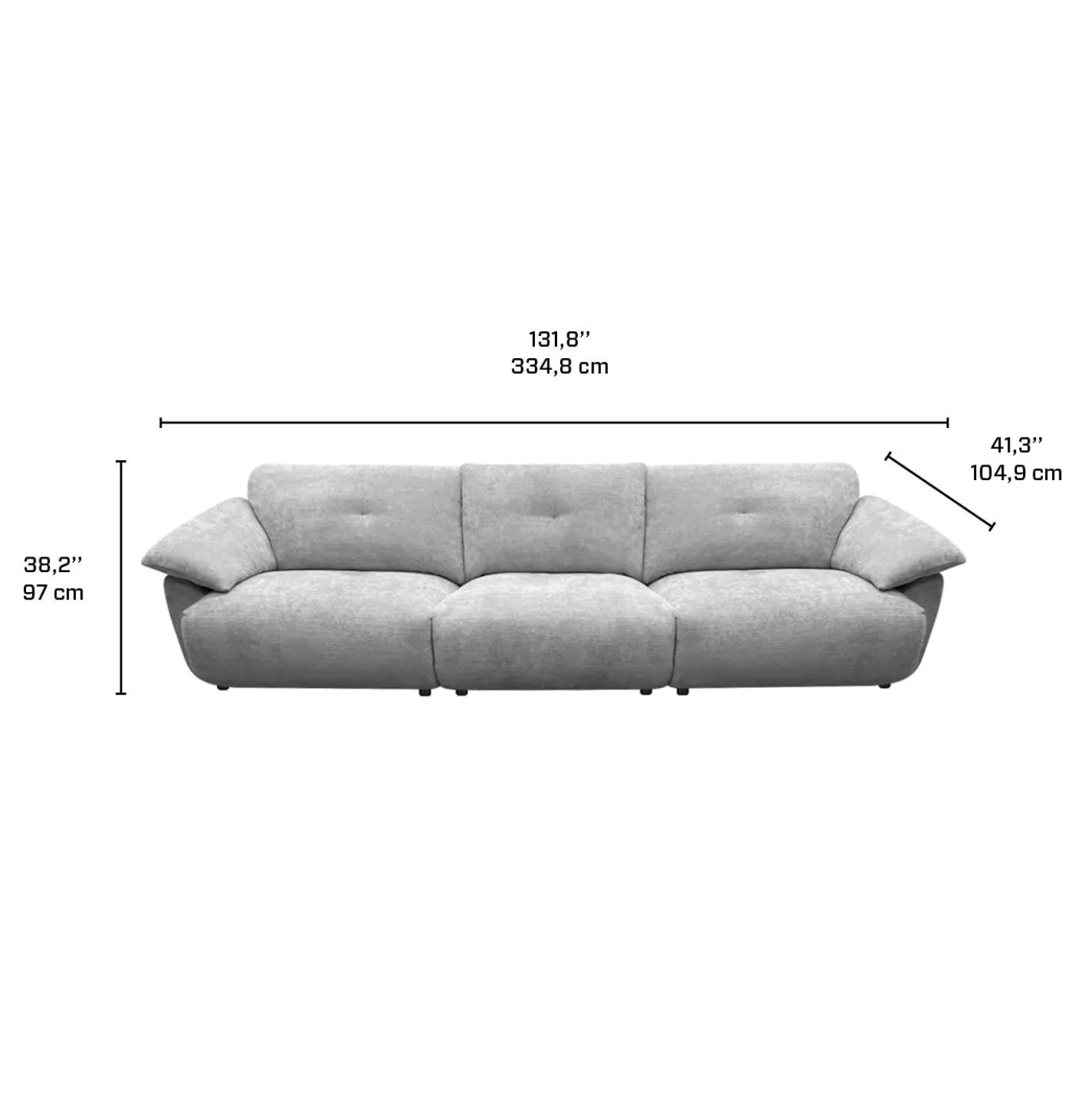 Sofa modulaire - 3 mcx
