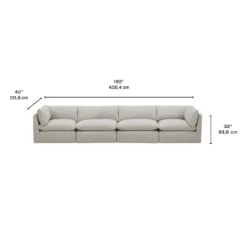 Sofa modulaire - 4 mcx