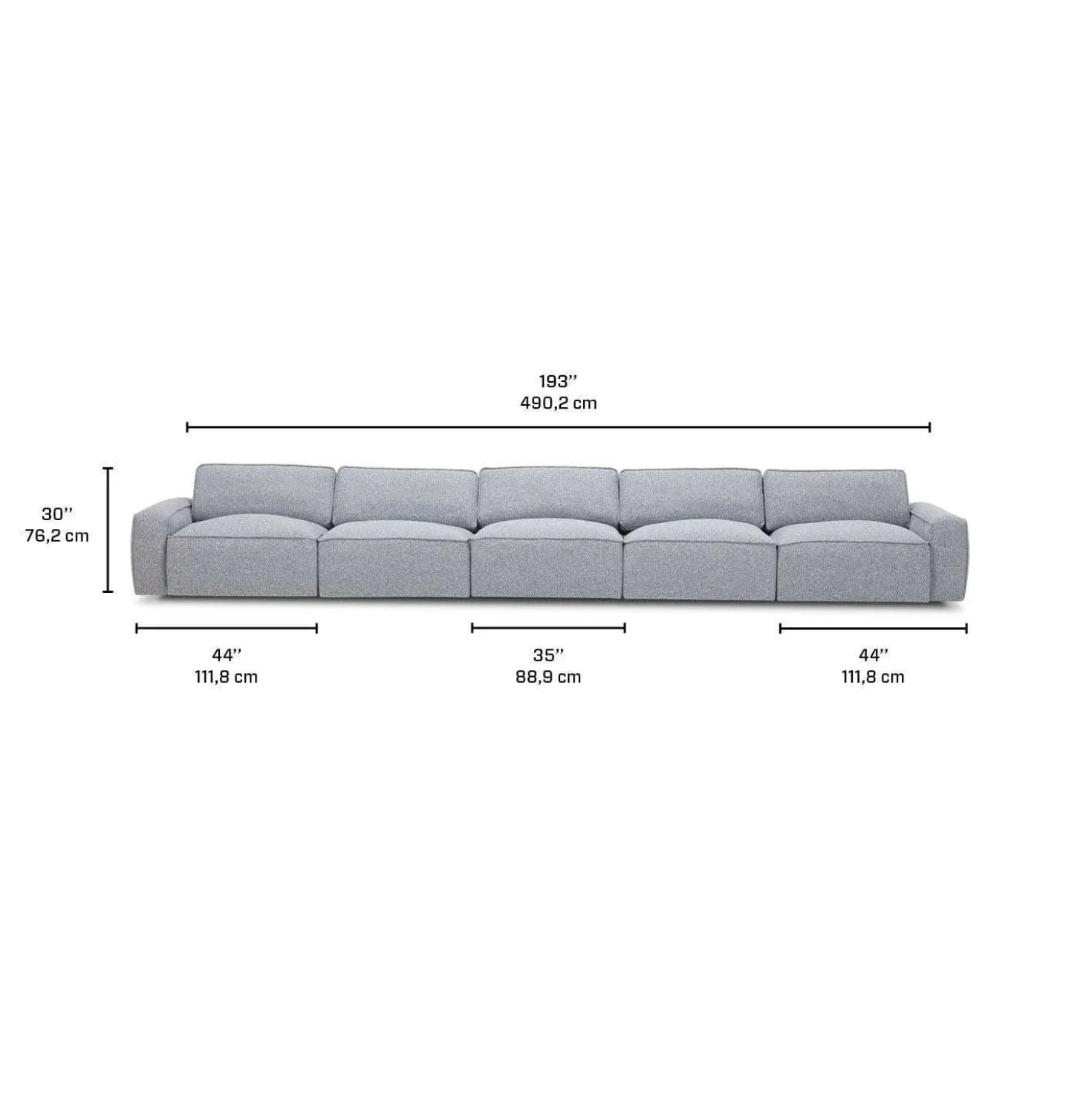 Sofa modulaire - 5 mcx