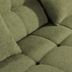 Sofa roulé et compressé dans une boite