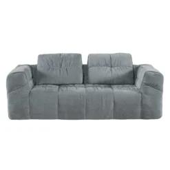 Sofa roulé et compressé dans une boite
