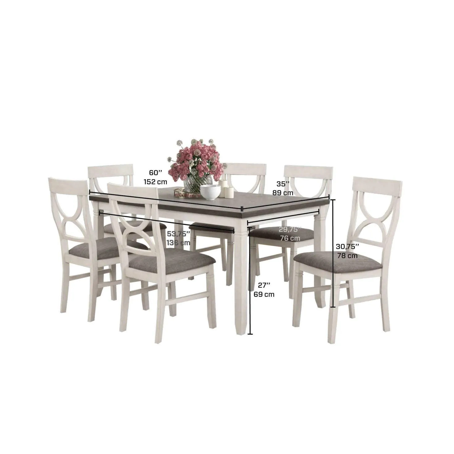 Table avec 4 chaises