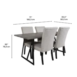Table avec 4 chaises