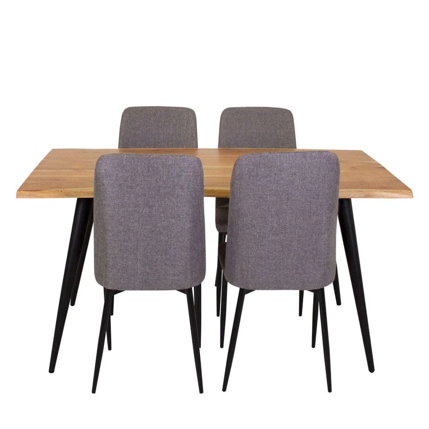 Table avec 4 chaises - gris