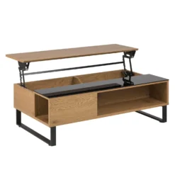 Table à café rectangulaire avec plateau relevable