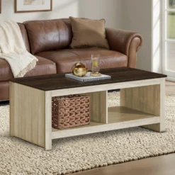 Table à café rectangulaire avec rangement 44" - Monarch
