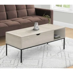Table à café rectangulaire avec rangement - Monarch