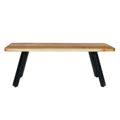 Table à café rectangulaire en bois massif