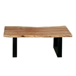 Table à café rectangulaire en bois massif