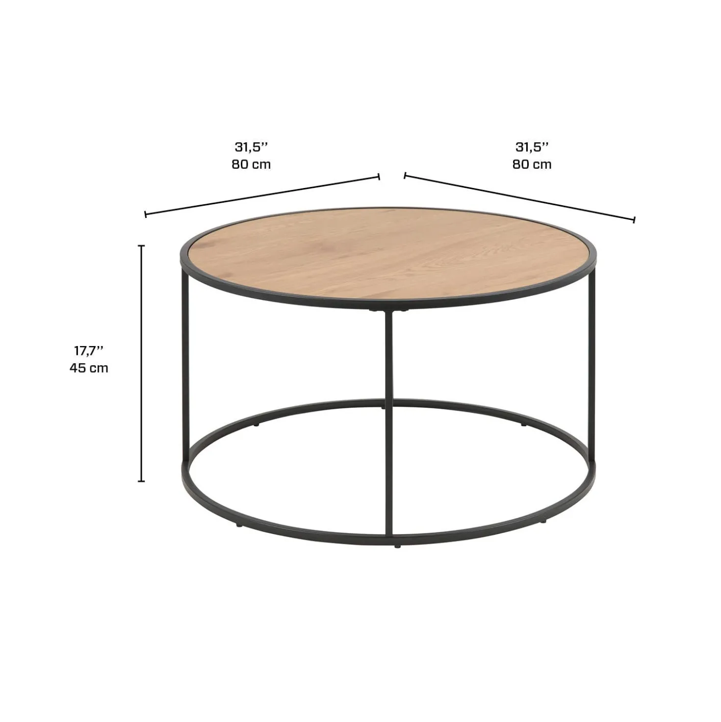 Table à café ronde