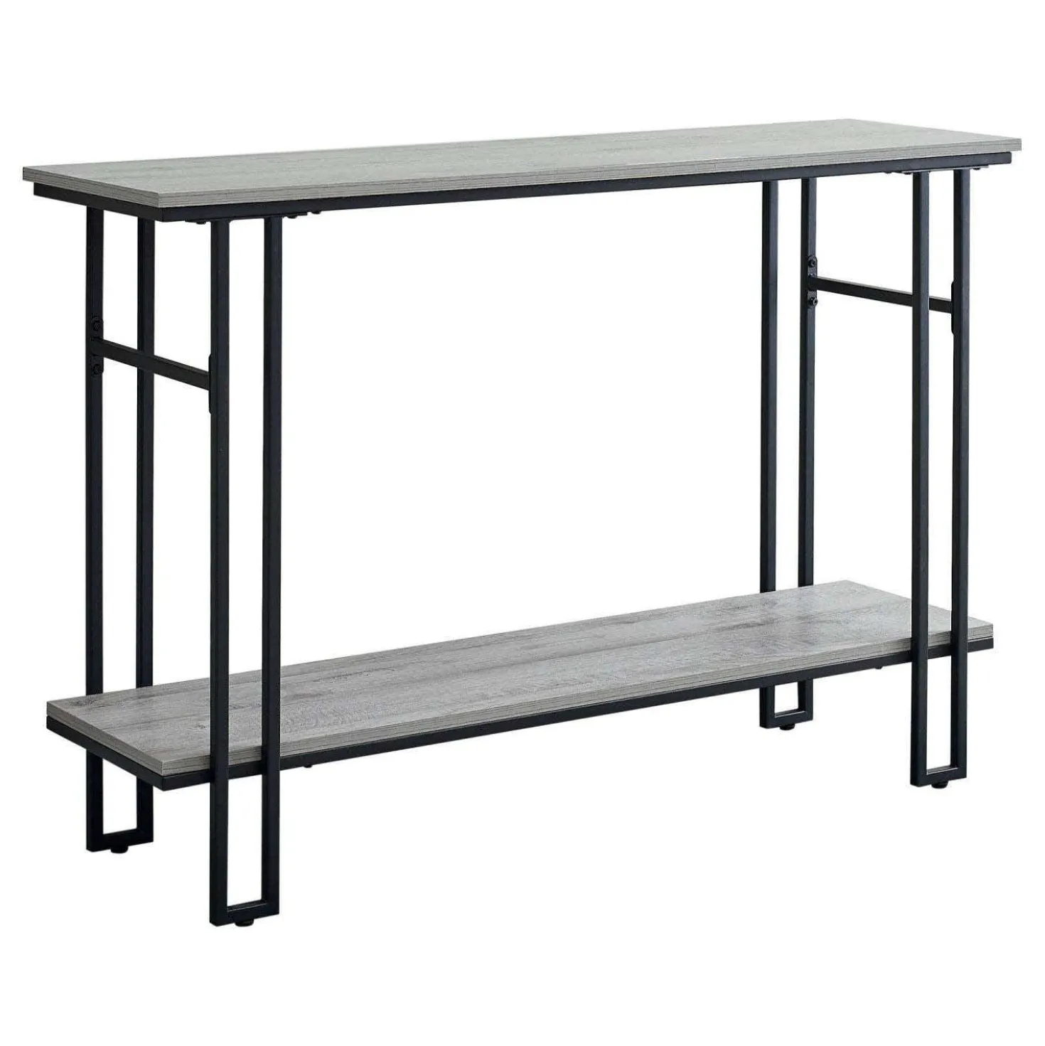 Table console - côtés en forme de h, 1 tablette, rectangulaire - 48"L - fau - Monarch