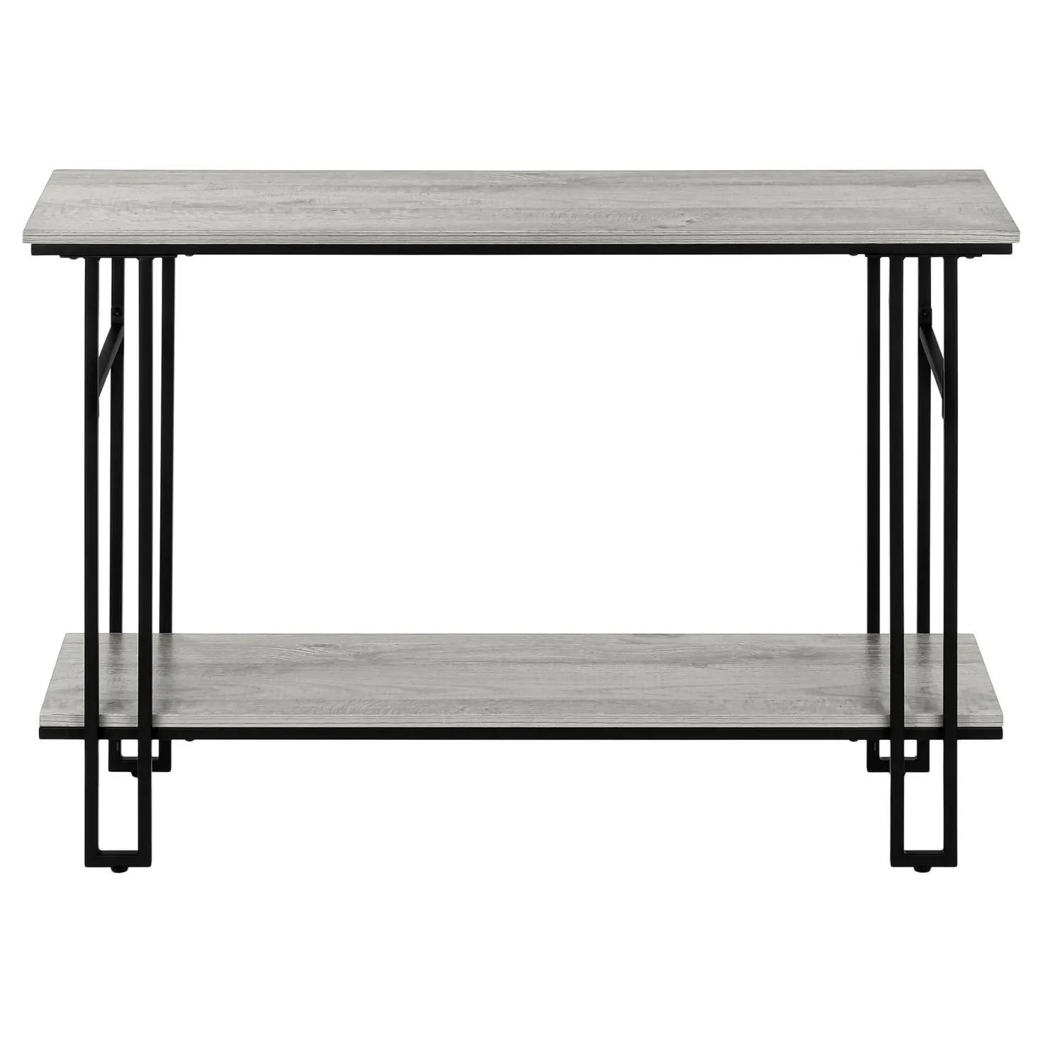 Table console - côtés en forme de h, 1 tablette, rectangulaire - 48"L - fau - Monarch