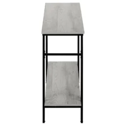 Table console - côtés en forme de h, 1 tablette, rectangulaire - 48