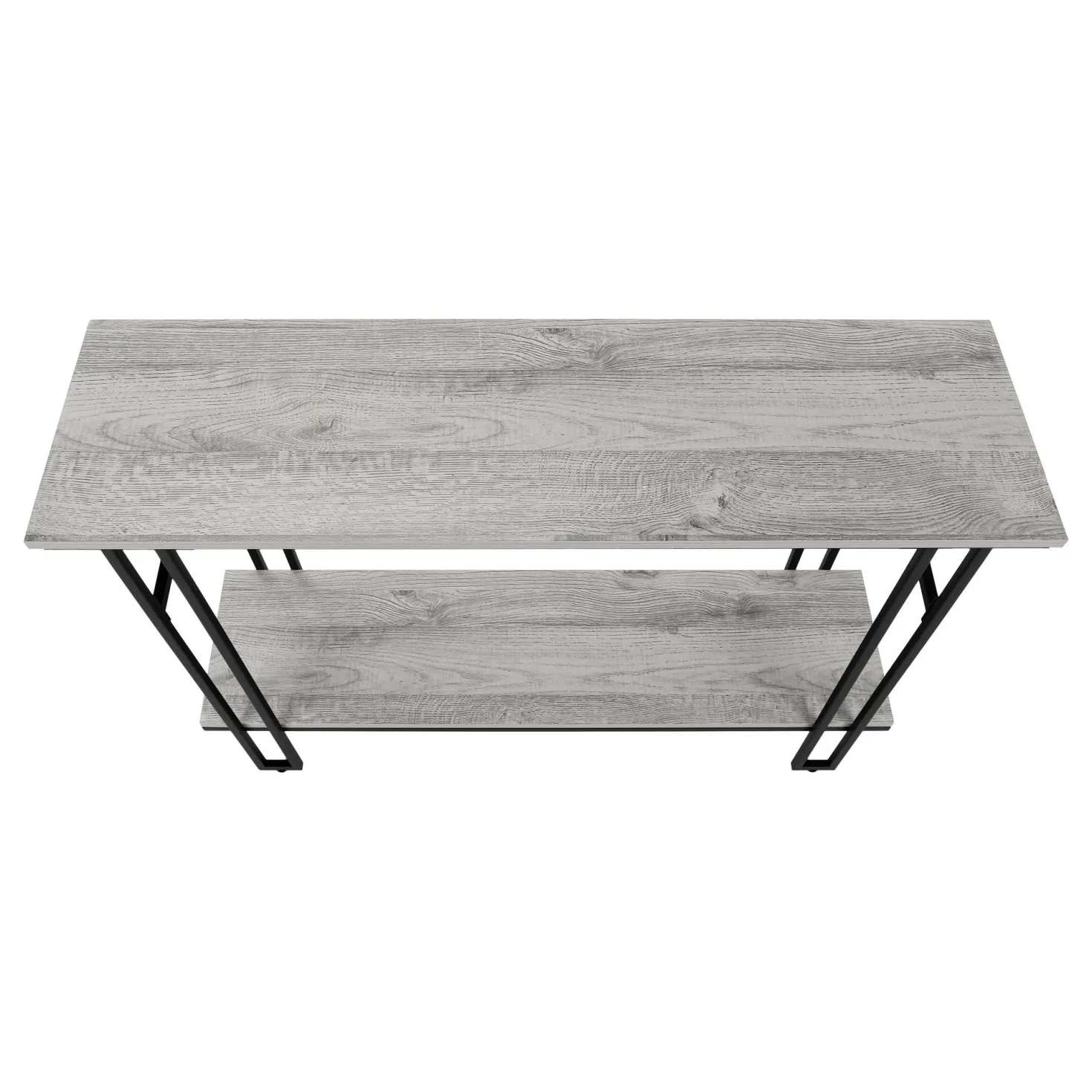 Table console - côtés en forme de h, 1 tablette, rectangulaire - 48"L - fau - Monarch