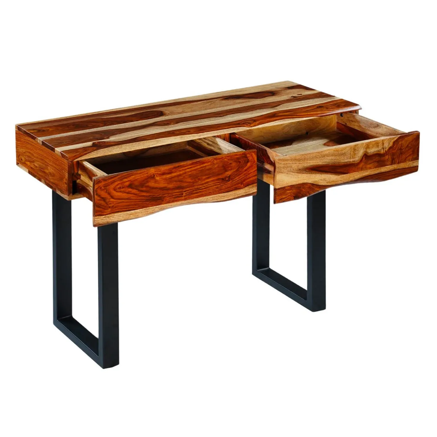 Table console en bois massif