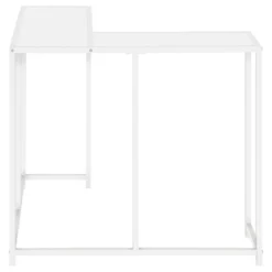 Table console - forme de L, coin, cadre en métal - 36