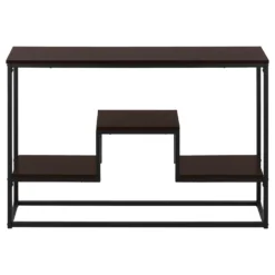 Table console - multi-niveaux, 3 tablettes, rectangulaire - 48