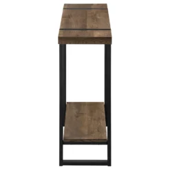 Table console - 2 niveaux, 1 tablette, rectangulaire - 48